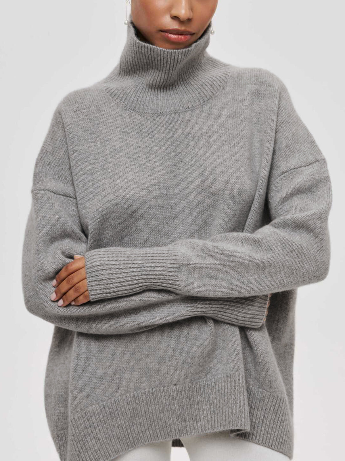 Cloudless Sky Turtleneck Oversized Sweater