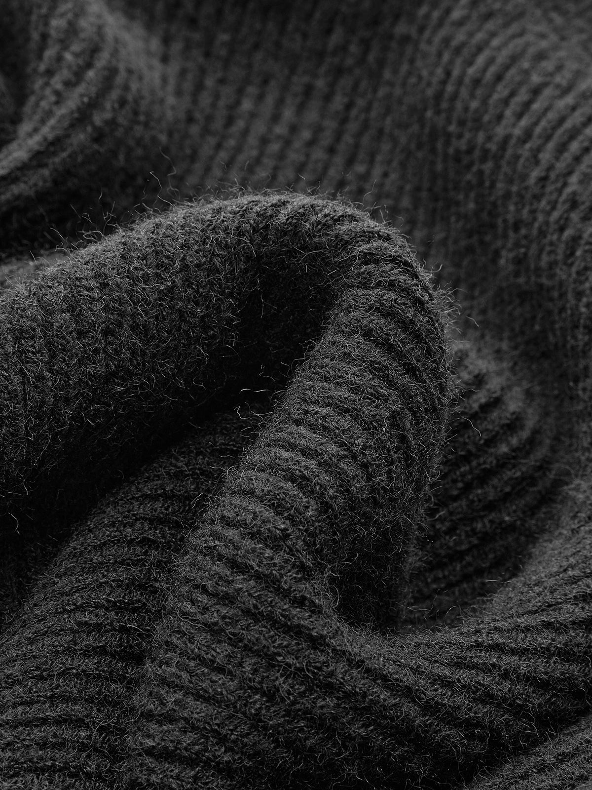 Turtleneck Ribbed Warm Sweater