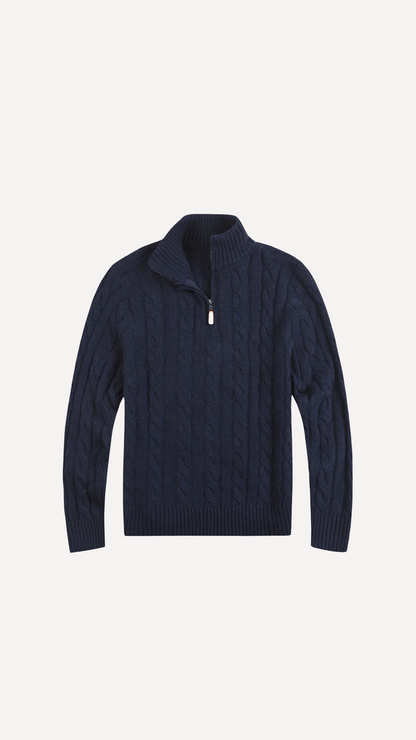 ELEGANT - SWEATER NAVY BLUE - BILLIONAIRE