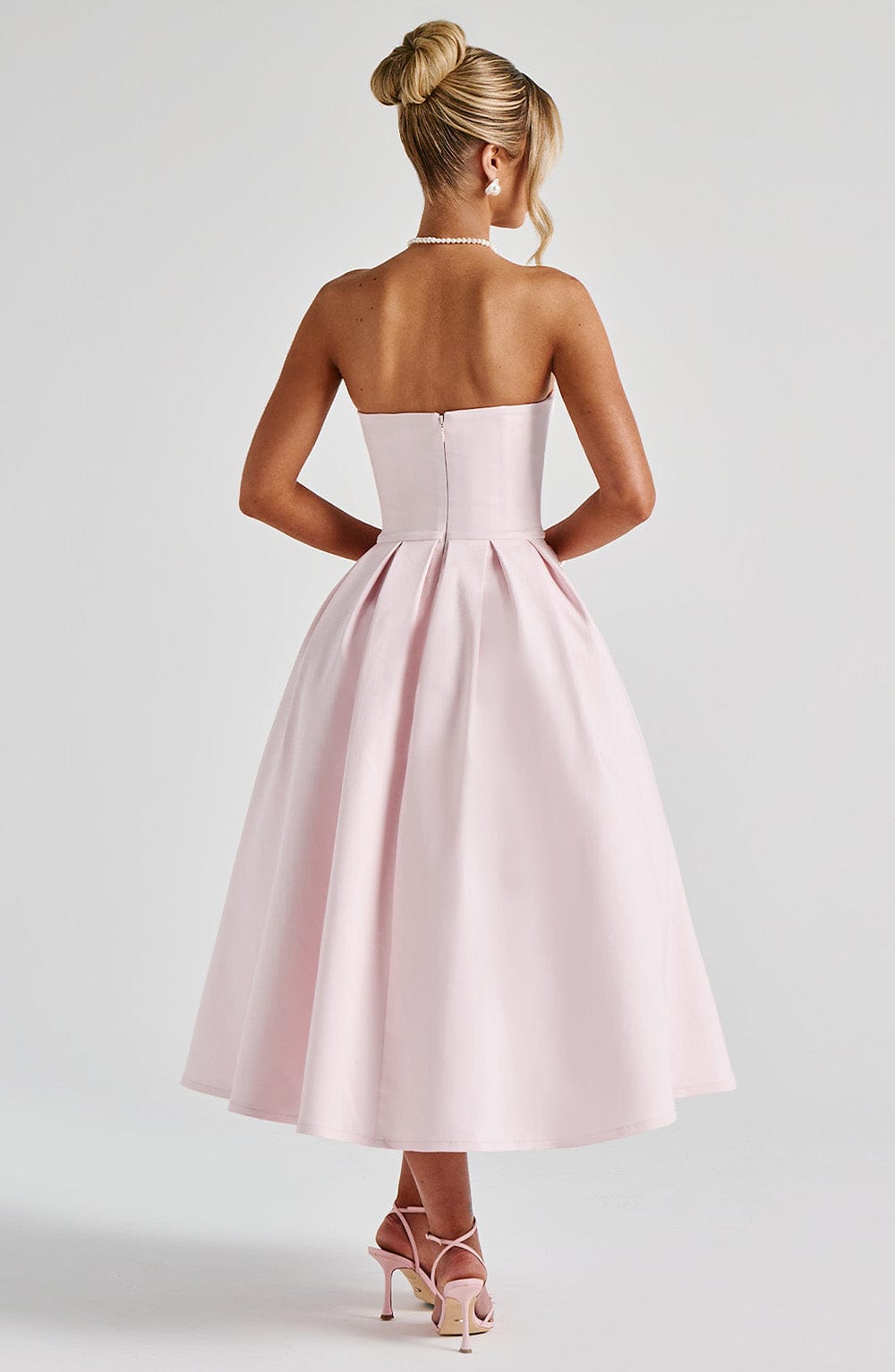 Edith Midi Dress - Blush