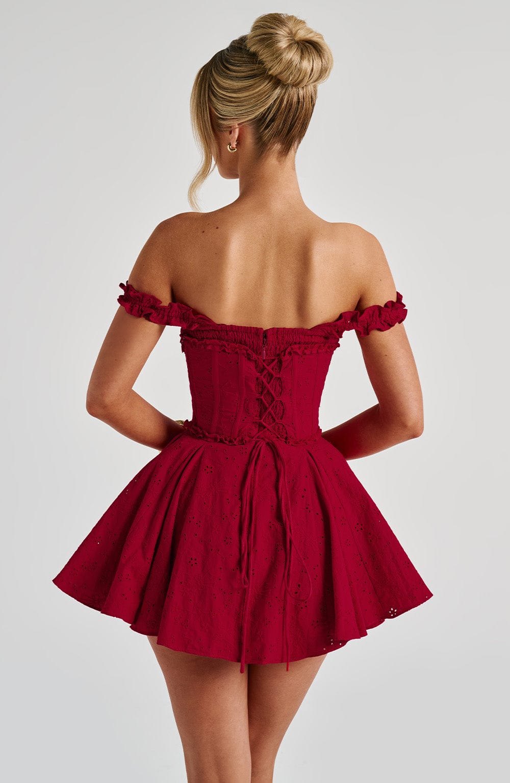 Elva Playsuit - Red