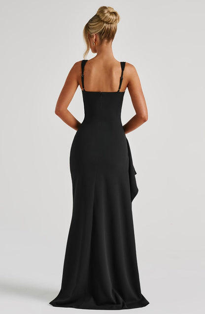 Katana Maxi Dress - Black