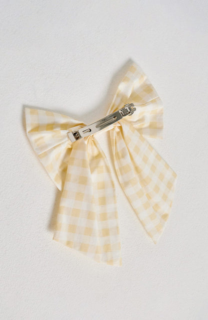 Mitzi Bow - Lemon Gingham