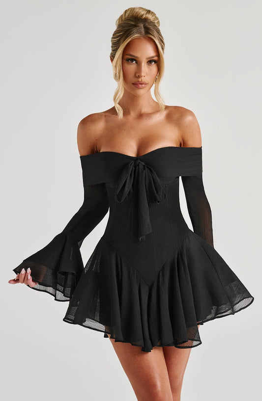 Nerissa Playsuit - Black