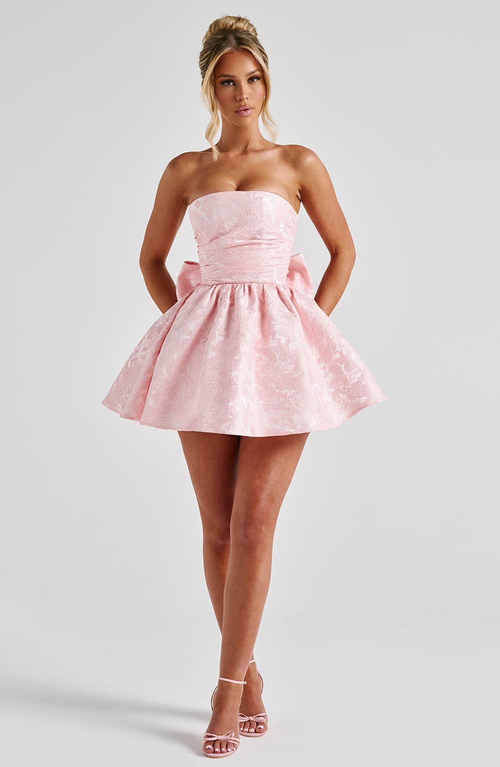 Salome Mini Dress - Blush