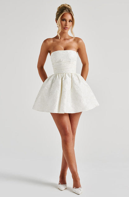 Salome Mini Dress - Ivory