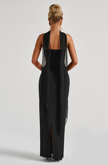 Yulia Maxi Dress - Black